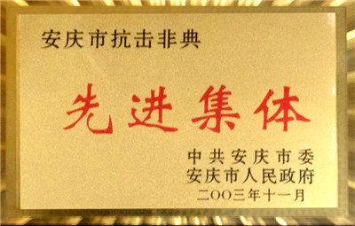 安庆市抗击非典先进集体